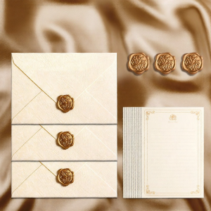 YUGUANG | Elegant Vintage Rose Stationery Set