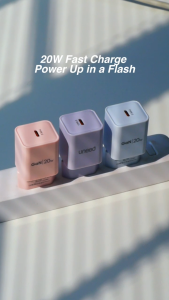 UNEED Mini GaN Charger Single/Dual Port USB A & Type C 20W PPS PD QC