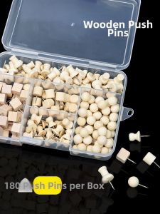 QINGPIN | Boxed Wood Decorative Pins