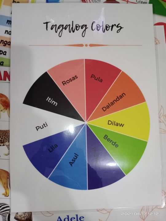 tagalog color kids learning material | Lazada PH
