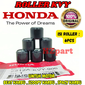 ROLLER KODE-KVY ORIGINAL ASLI HONDA AHM ROLLER MOTOR BEAT SCOOPY SPACY KARBU WEIGHT SET2212A-KVY-900
