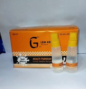 (Termurah) Lem Kertas Cair G Orlee Botol Multifungsi Untuk Kertas / Slime Lem Cair Kertas Transparan