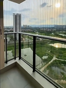 Invisible Balcony Safety Net Stainless Steel Security Grille for Windows Child & Pet Protection Anti-Theft Clear View