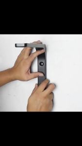 4PCS/SET Wall Shelf Bracket Black Heavy Support L Shelf Bracket L-Shaped Right Angle Bracket Corner Bracket DIY Floating Shelf With Screws 4 * 4 Inches Rust-Proof