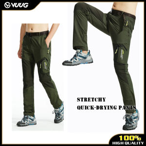VUUG Quần Đi Bộ Đường Dài Cắm Trại Cho Nam Quần Du Lịch Ngoài Trời Chống Tia UV Chống Thấm Nước Mỏng Nhanh Khô Mùa Hè Co Giãn Cao