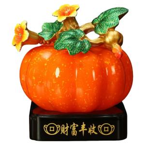 Ji Shanyuan | Lucky Wealth Attraction Pumpkin & Persimmon Ornaments