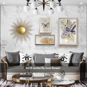 YASISHA | Elegant Retro Living Room Wall Art Set