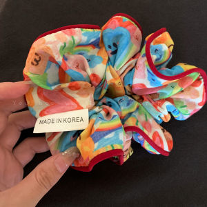 Korean Style Dopaamine Low Bun Hair Ties Womens 2025 New Fashion Sweet Match All Low Ponytail Elastic Hair Bands Accessories