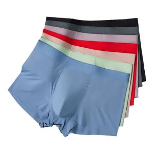 MiiOW | Antibacterial Modal Sporty Briefs For Men Breathable Comfortable Mid-Waist Boxer Shorts Youth Suitable Flat-Cut Underwear