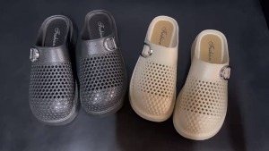 Dép Sục Bít Mũi Kiểu Mới 2025 Mùa Hè Phong Cách Nóng Bỏng Retro Dệt Rỗng Kiểu Dáng Nhỏ Thời Trang Dép Đế Dày Thường Ngày