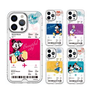 (ใส) เคสไอโฟน Disney แท้ 100% สำหรับ iPhone17 เคส 17pro 17promax เคส 16promax 16pro 16 เคสนิ่ม 15promax 15pro 15 เคสใส รองรับการชาร์จแบบไร้สาย 14promax 14pro 14 ป้องกันการเหลือง กันกระแทก ป้องกันเต็มรูปแบบ DT3302 Daisy Mickey Minnie Donald