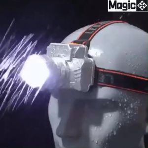 Mini Head light head lamp rechargeable LED flashlight headlight for head super birght made in japan original heavy duty head light spotlight bright long-range outdoor lights waterproof portable camping light lamp work light emergency lights searchlight