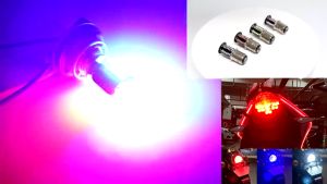 หลอดไฟเลี้ยว ไฟเบรก ไฟเบรก ไฟท้าย LED 64 ดวง 1157 P21 5W BAY15D สำหรับรถจักรยานยนต์ 1 ชิ้น