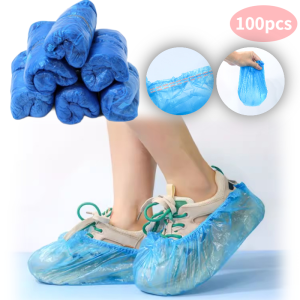 100pcs Disposable Shoe Covers Extra Large Waterproof Dustproof Rainproof Wear resistant Anti Skid