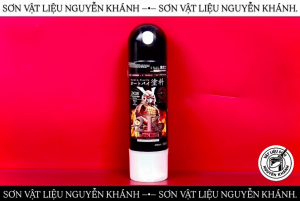 SƠN XỊT SAMURAI 2K08 MÀU ĐEN 400ML – SƠN 2K HAI THÀNH PHẦN BỀN ĐẸP BÁM DÍNH TỐT
