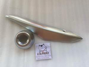 Bộ ốp + đích pô xe Raider - Satria (1 bộ)hàng loại đẹp
