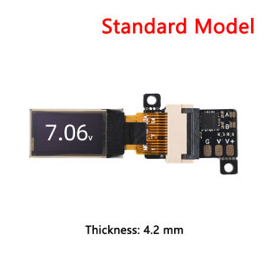 Ultra Thin Mini Digital Voltmeter 0.5Inch OLED 12Bit ADC High Precision Voltage Meter 5Hz/10Hz Adjustable 0-30V For Power Supply