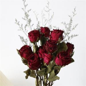 Vintage Rose Dried Flower Bouquet for Home Decor and Photography