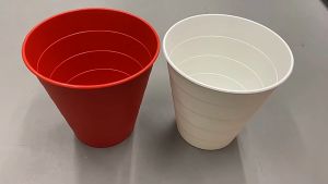 850 - Tong Sampah Plastik Bulat Minimalis Diameter 28 cm Tempat Sampah Kantor Waste Paper Dust Bin