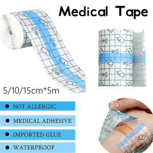 1Roll 5M Transparent Stretch Adhesive Bandages Waterproof Clear Bandage Protective Adhesive Bandages Dressing Tape