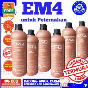 EM4 COKLAT - EM4 PETERNAKAN 1 LITER - Mikroorganisme Probiotik Pupuk Organik EM4 PETERNAKAN AYAM