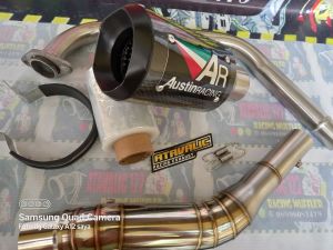knalpot racing austin racing new for R15 v3 new ninja cbr vixion byson xabre satria fu sonic mx king cb