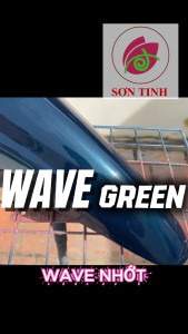 Sơn xịt Samurai màu xanh nhớt Wave H612