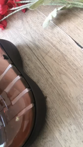 Sandal Wanita Korea Platform Tebal Jelly Transparan Cantik 7cm - 0234 36/40