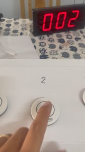 Nút nhấn gọi phục vụ nút nhấn order gọi món tiện dụng dành cho quán cafe nhà hàng karaoke  bệnh viện... Hiện thị số lên màn hình led Combo Nút Nhấn 3 Nút - Lazada