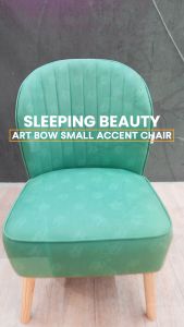 DISNEY HOME SLEEPING BEAUTY ART BOW SMALL ACCENT CHAIR STYLE COLLECTOR HOME EDITION AUTHENTIC OFFICIALLY LICENSED