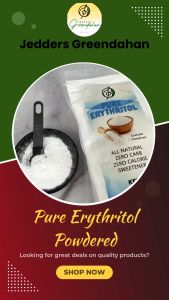 Greendahan Pure Erythritol Powdered 250gNO MALTODEXTRIN