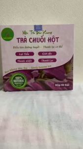 Chuối hột rừng (hộp 40 gói) trà túi lọc chuối hột Bảo Khang sỏi thận tốt cho xương khớp điều hòa đường huyết thanh lọc cơ thể