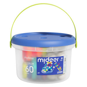 Mideer Rainbow Magnetic Building Sticks Toy