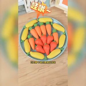 ยางลบ รูปผลไม้ แครอท สตรอเบอร์รี่ มะม่วง สร้างสรรค์ เช็ด ลบ ยางลบน่ารัก ยางลบ TPE แบบนิ่ม ลายการ์ตูนผลไม้จําลอง ขนาดใหญ่ ถอดออกได้