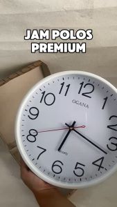 Jam Dinding Putih Polos Diameter 30 Cm – Jam OGANA / Jam Dinding Ogana Polos Besar Jam Dinding Bulat Jam Dinding Jumbo Jam Dinding Ruangan Besar