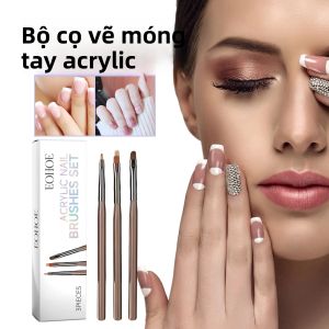Gel UV Bàn Chải Móng Tay Lót Họa Tiết Chữ Bộ Bút-Acrylic Vẽ Bàn Chải Cho Móng Tay Nghệ Thuật Thiết Kế Dụng Cụ Làm Móng Tay 3/9 Chiếc