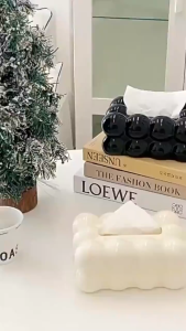 Cloud Design Tissue Boxes Storage Napkin Holder Paper Case Organizer Ornament Craft Desktop Tissue Holder Kitchen Tissue Box