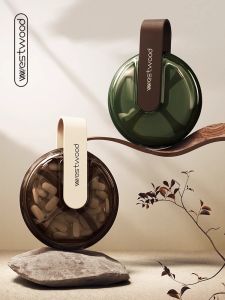 Portable Mini Sealed Medicine Box Durable Plastic Pill Organizer Compact Weekly Daily Three Meals Storage Container