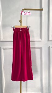 Celana Kulot Rib Knit Panjang Anak Perempuan 3-13 Tahun