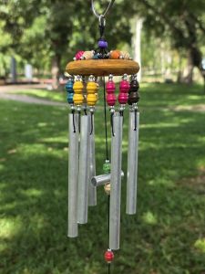 โมบายกระดิ่งลูกปัดตัวหนอน โมบายแขวน ตกแต่งบ้าน ตกแต่งสวน