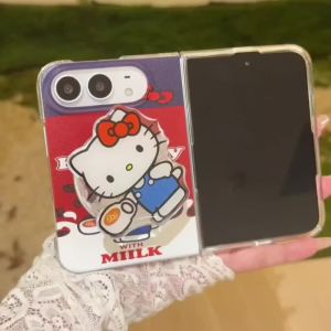 Sanrio | Sanrio Cartoon Character Wrist Strap Magnetic Stand Case for IPhone Duo Shockproof Anti Scratch Full Coverage Protective Cover