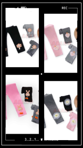 Paket Hemat 3 Pcs Celana Legging Motif Karakter Timbul Anak Bayi Perempuan 0-3 Tahun Praktis Stylish