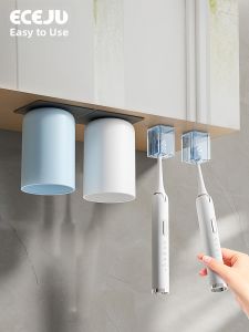 ECEJU | Dustproof With Cover Toothbrush Holder Set