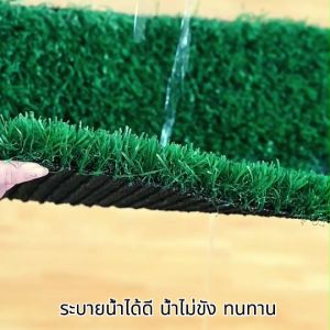 หญ้าเทียม ยกม้วน 2x25เมตร หญ้าเทียมยกม้วนมี3แบบให้เลือก 1cm.1.5cm. 2cm. 3cm. ราคาถูก หญ้าเทียมแต่งสวน แต่งร้าน หญ้าเทียมปูพื้น