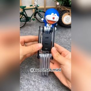 16 in 1 Kunci Shock Lipat mini Set Kunci Sepeda Motor 16 Tools 16in1 Kunci 8 9 10 Ring Pas L Obeng