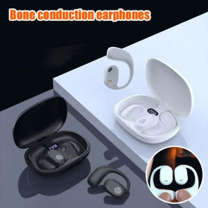 KEBIDU หูฟังบลูทูธรุ่น5.3มีแบตเตอรี่อายุการใช้งานยาวนานพิเศษเหมาะสำหรับหูฟังแบบครอบหูท่องเที่ยวกลางแจ้งหูฟังแบบนำเสียงผ่านกระดูก