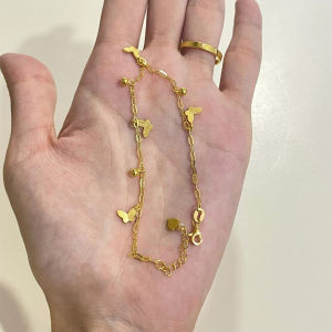 Butterfly Bracelet Womens 18K Gold Vintage Style Elegant And Delicate Wrist Jewelry Fashionable Accessory for Ladies