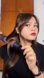 NIMMU Thermal Brush Nimmu Catokan Rambut Curly 4 in 1 Sisir Blow Rambut - Nimmu Curling Iron Set All-in-One