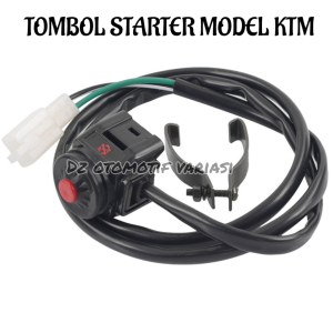 SAKLAR TOMBOL STATER MODEL KTM UNIVERSAL SEMUA MOTOR / SAKLAR MODEL KTM