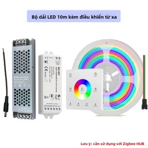 Tuya Zigbee 24V COB RGBIC Dải Đèn LED 10m/20m Đèn Thông Minh IC Có Thể Định Địa Chỉ Cho Bữa Tiệc Trang Trí Phòng Trò Chơi Điều Khiển Từ Xa Bằng Cảm Ứng Tương Thích Với Alexa Google Home
